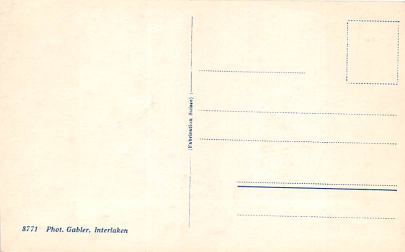 Unterseen, Kirche und Jungfrau