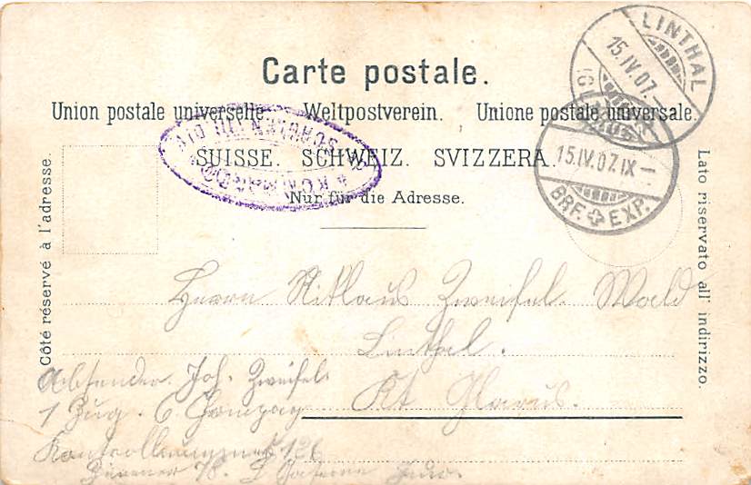 Chur, Kaserne, Gruss aus Chur