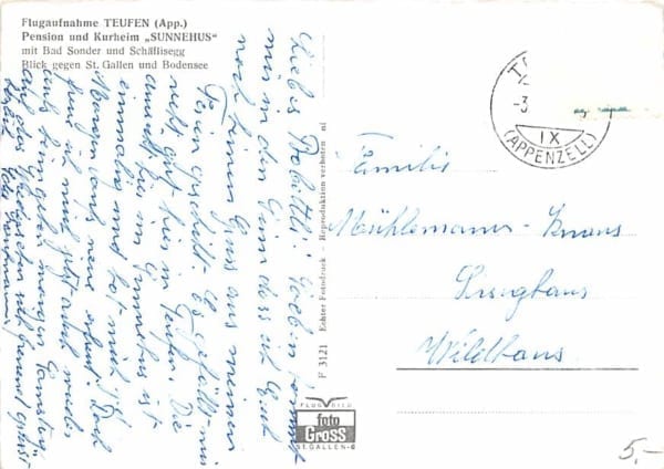 Teufen, mit Bad Sonder und Schäflisegg