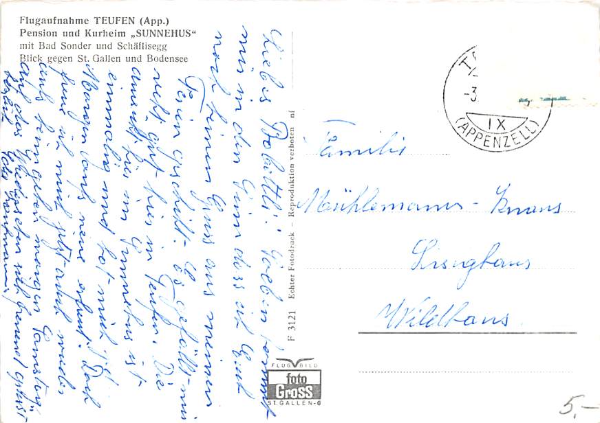 Teufen, mit Bad Sonder und Schäflisegg