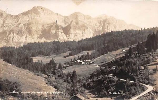 Urnäsch, Kurhaus Kräzerli mit Silberplatte