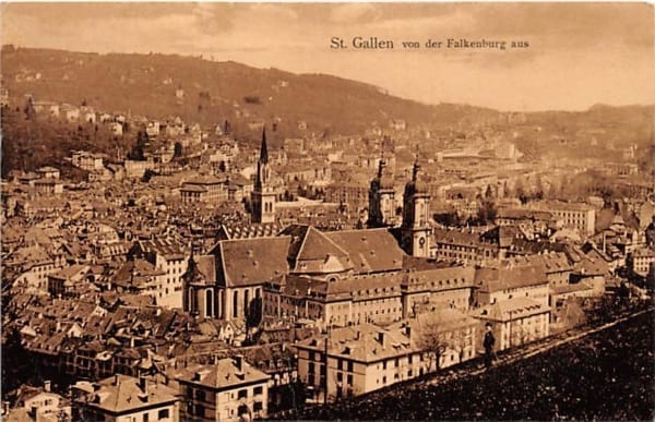 St.Gallen, von der Falkenburg aus