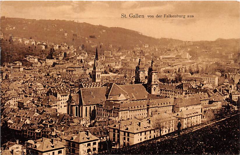 St.Gallen, von der Falkenburg aus