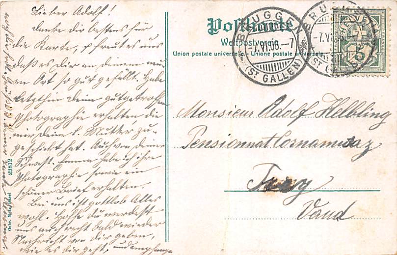 Bruggen, protest. Kirche,  Strassenbahn