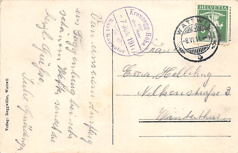 Kreuzegg, Gruss von der Kreuzegg