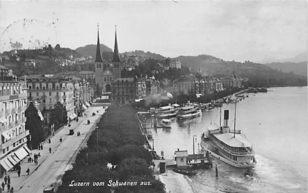 Luzern, vom Schwanen aus