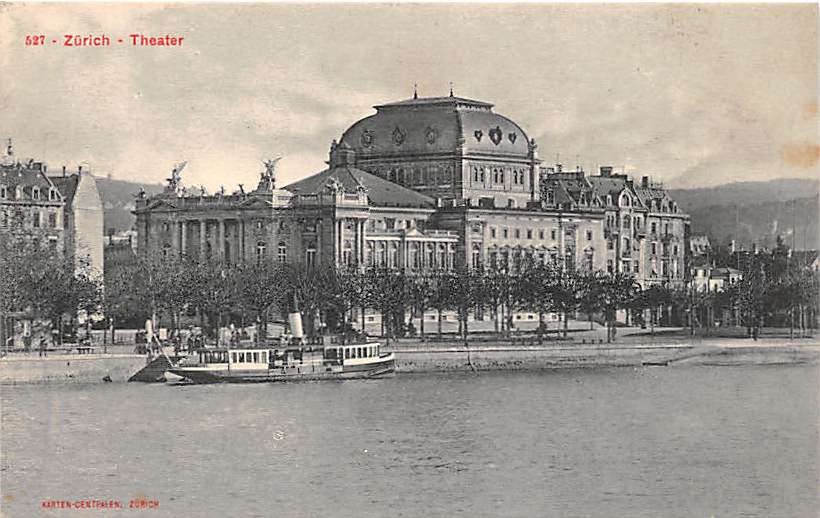 Zürich, Theater, Dampfschiff