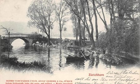 Zürich, Zürichhorn, Ruderboot