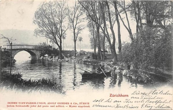 Zürich, Zürichhorn, Ruderboot