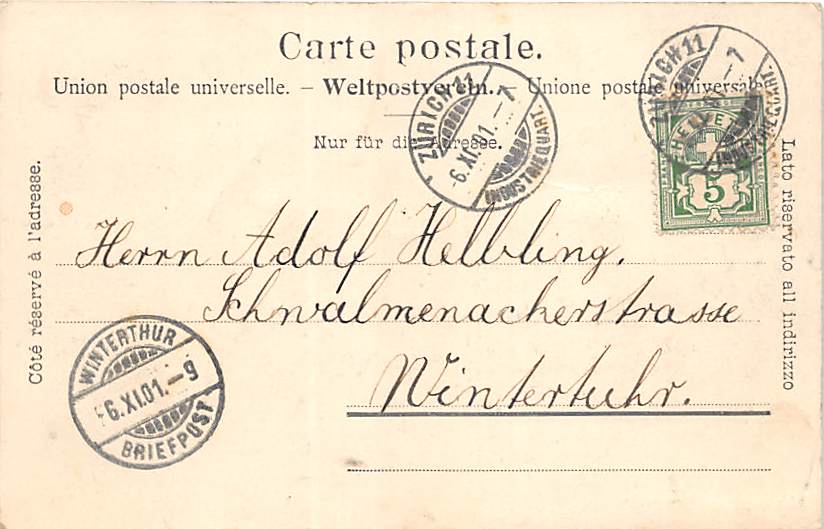 Zürich, vom Mythenquai aus gesehen, Segelschiff