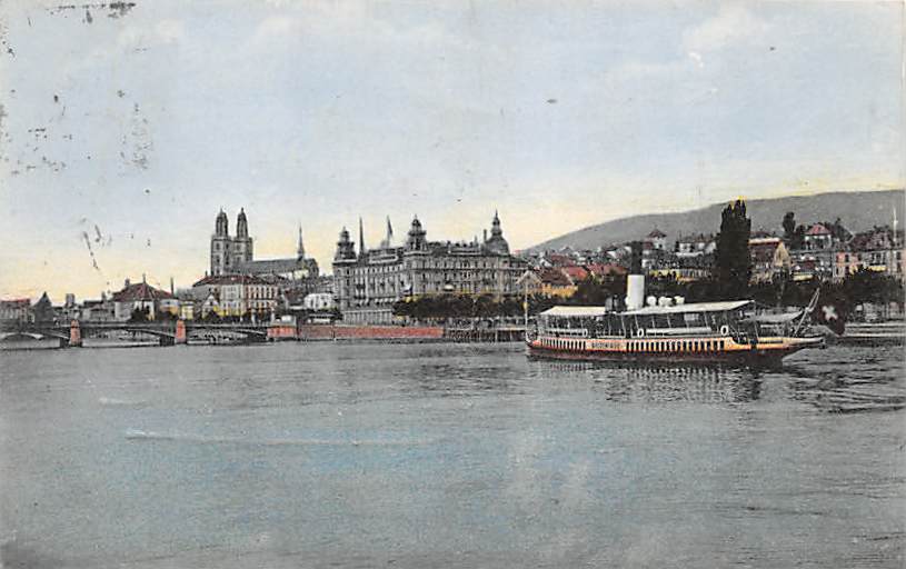 Zürich, Utoquai und Quaibrücke