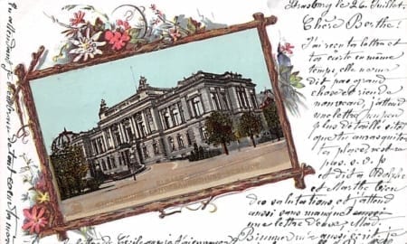 Strassburg, Landesausschussgebäude, Litho