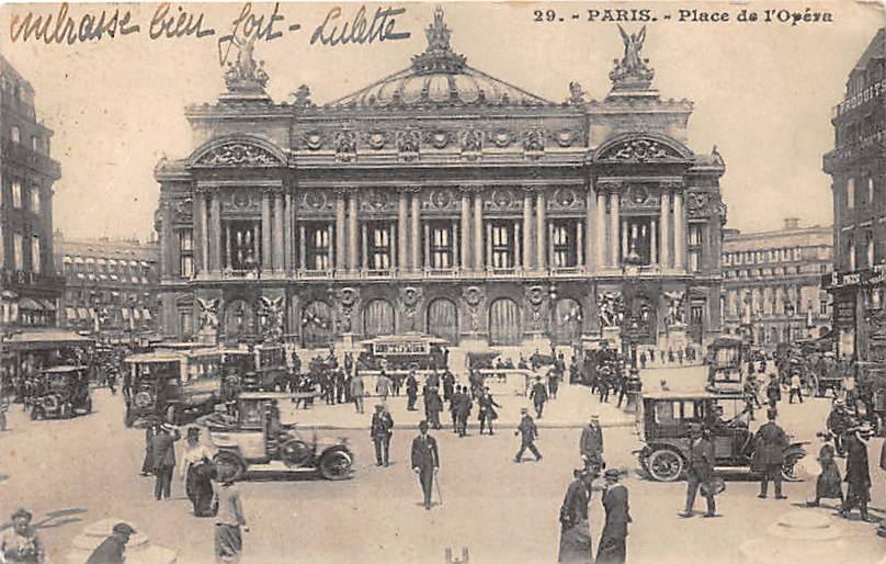 Paris, Place de l'Opéra, Oldtimer