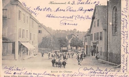 Hérimoncourt, Retour des Champs