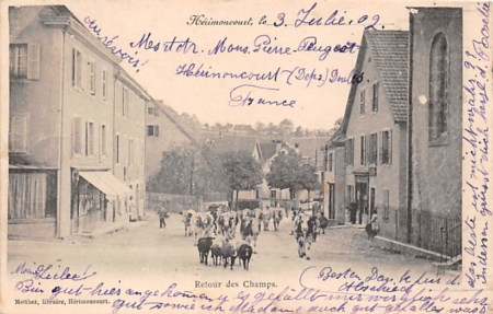 Hérimoncourt, Retour des Champs