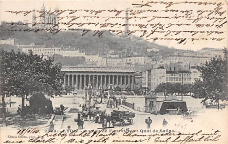 Lyon, Coteau de Fourvière et Quai de Saone