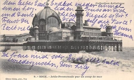 Nice, Jetée-Promenade par un coup de mer