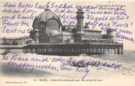 Nice, Jetée-Promenade par un coup de mer