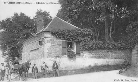 St-Christophe, Oise, L'Entrée du Chateau
