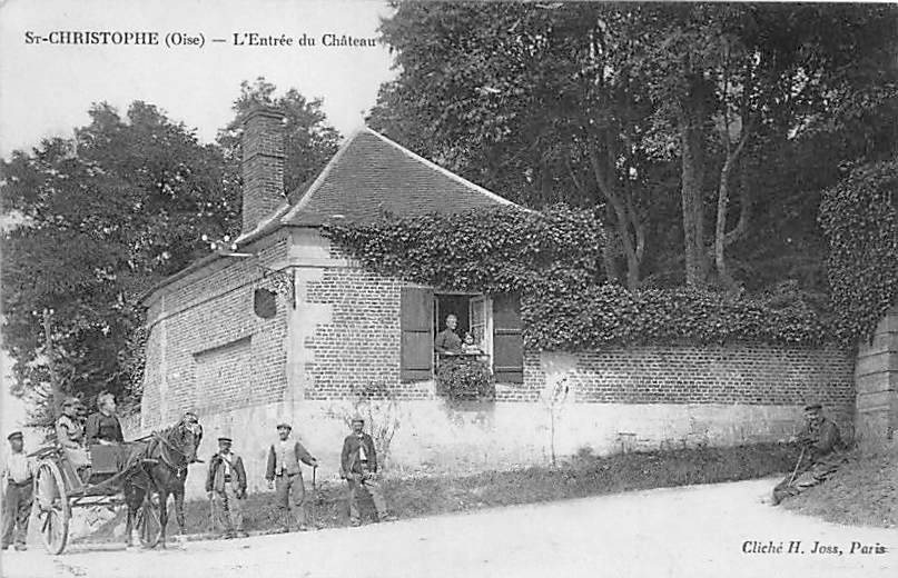 St-Christophe, Oise, L'Entrée du Chateau