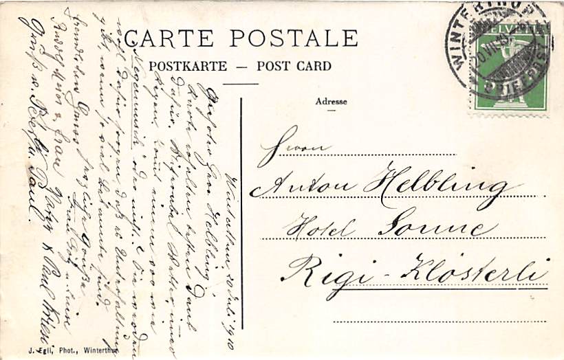 Winterthur, Römerstrasse, Naturheilanstalt Süssenberg