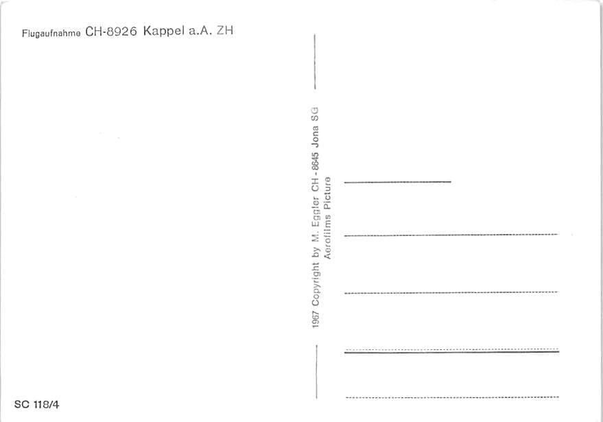 Kappel am Albis, Flugaufnahme