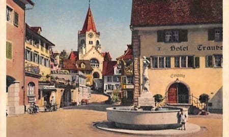 Weinfelden, Kirchgasse, Hotel Traube