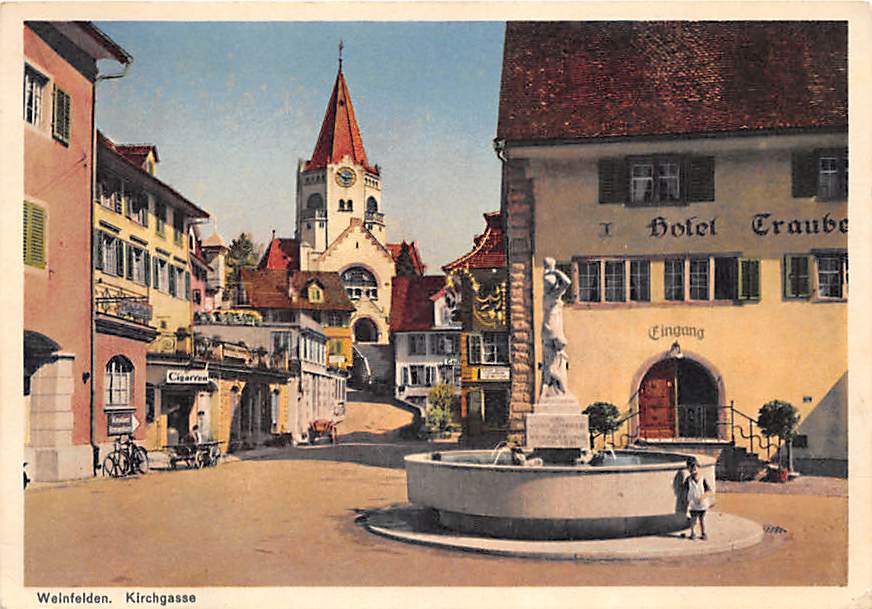 Weinfelden, Kirchgasse, Hotel Traube