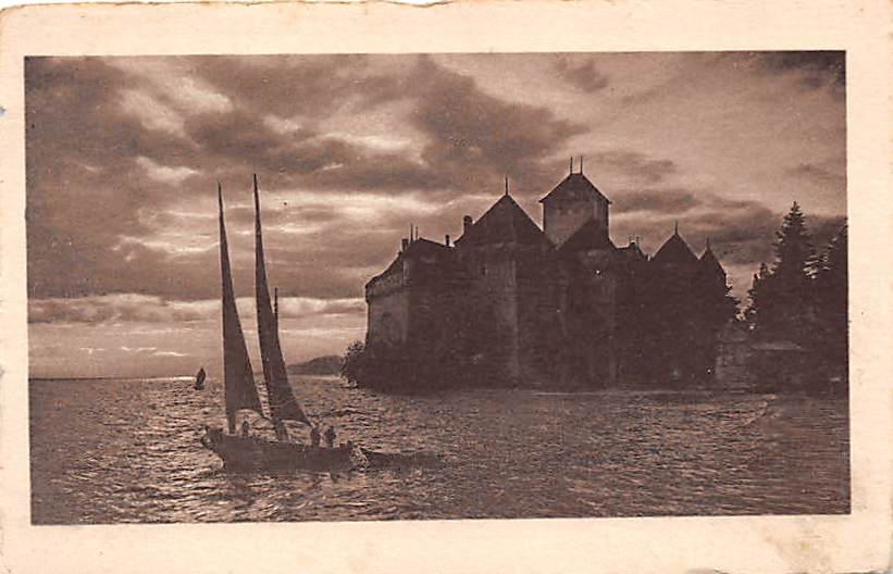 Chillon, Chateau de Chillon, Segelschiff