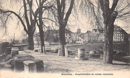 Avenches, Amphtheatre et ruines romaines