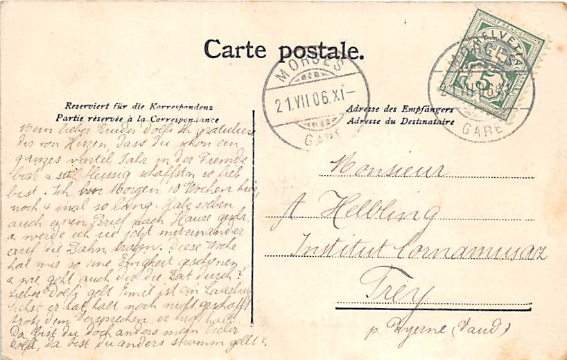 Morges, et Panorama du Lac Leman