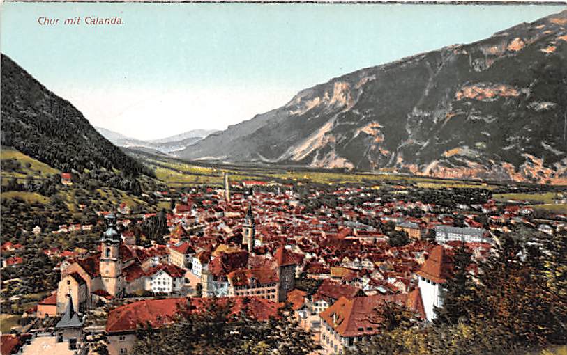 Chur, mit Calanda