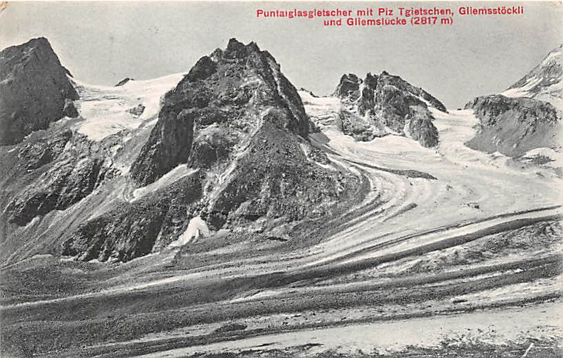 Puntaiglasgletscher, mit Piz Tgietschen