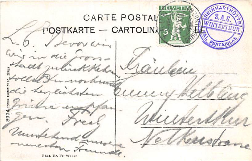 Puntaiglasgletscher, mit Piz Tgietschen