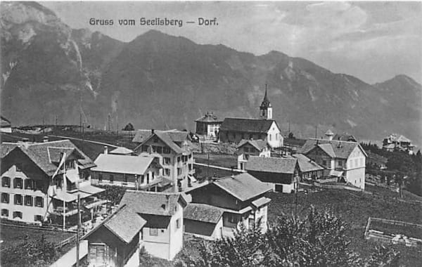 Seelisberg, Gruss vom Seelisberg Dorf