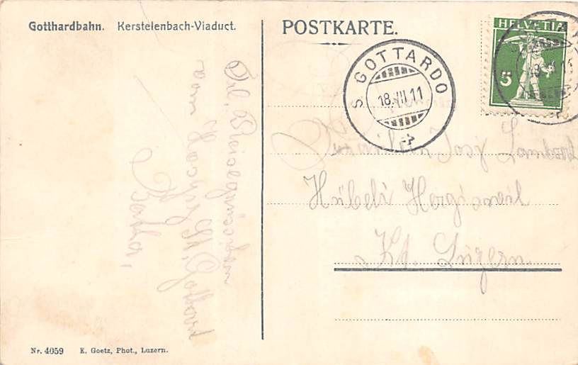 Gotthardbahn, Kerstelenbach-Viadukt