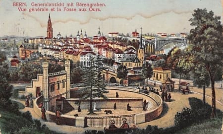 Bern, Generalansicht mit Bärengraben