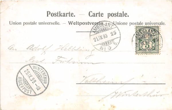 Bern, Kornhauskeller, Pächter Emil Rubin
