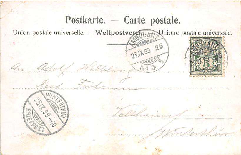 Bern, Kornhauskeller, Pächter Emil Rubin