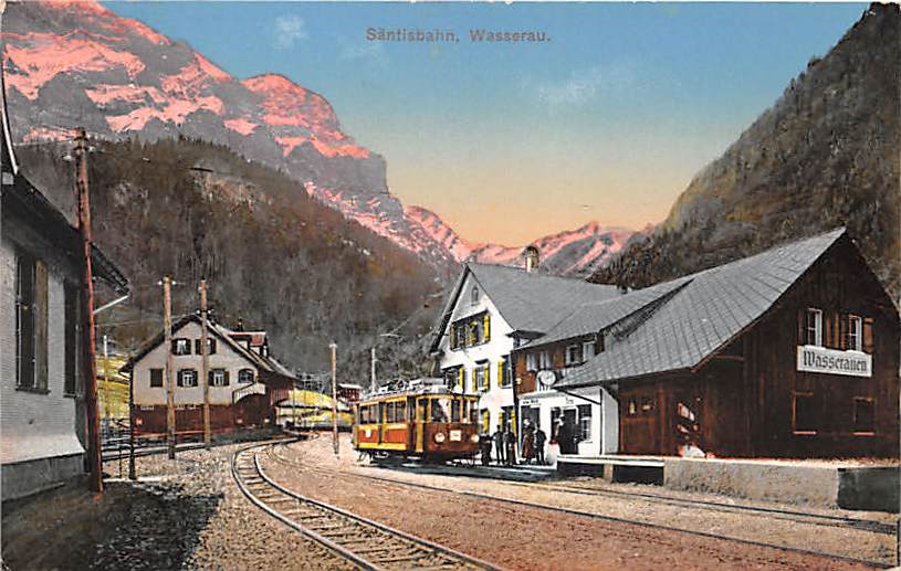 Wasserauen, Säntisbahn, Zug