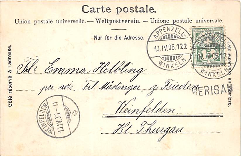 Herisau, Grosse Glocke seit 1807 in Herisau