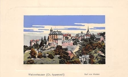 Walzenhausen, Dorf von Westen