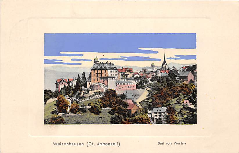 Walzenhausen, Dorf von Westen