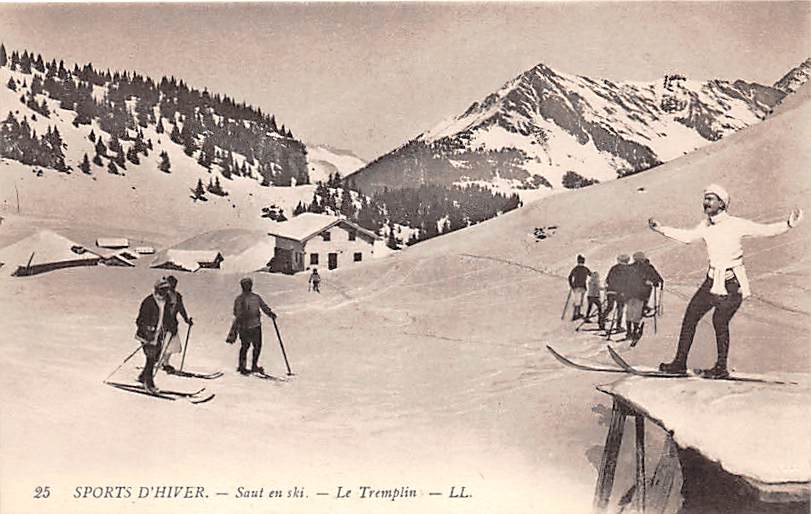 Les Avants, Saut en ski, Le Tremplin