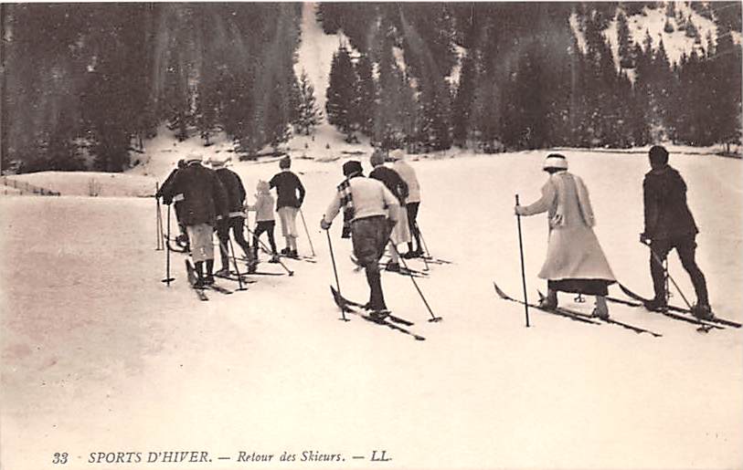 Les Avants, Retour des Skieurs