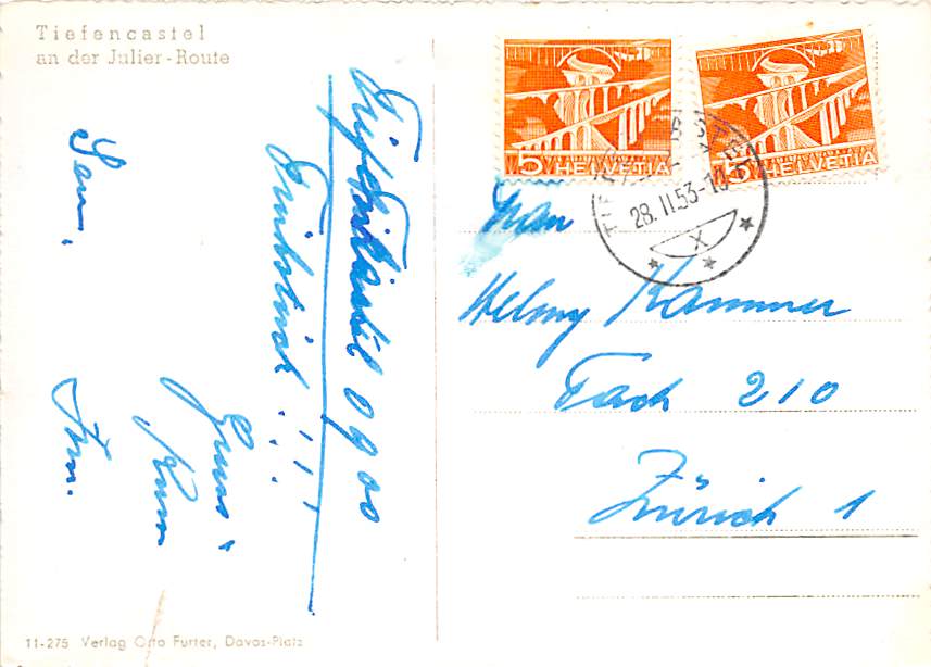 Tiefencastel, an der Julier-Route