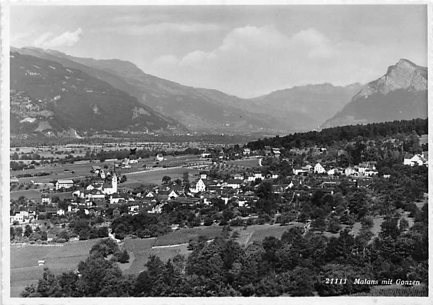 Malans, mit Gonzen