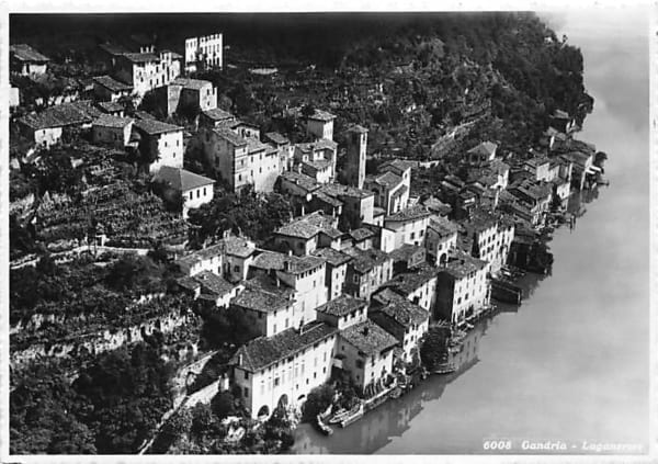 Gandria, Flugaufnahme