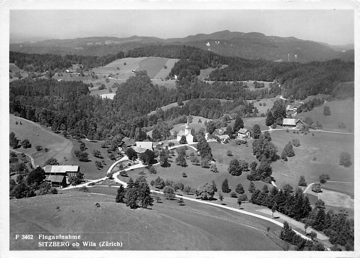 Sitzberg, ob Wila, Flugaufnahme