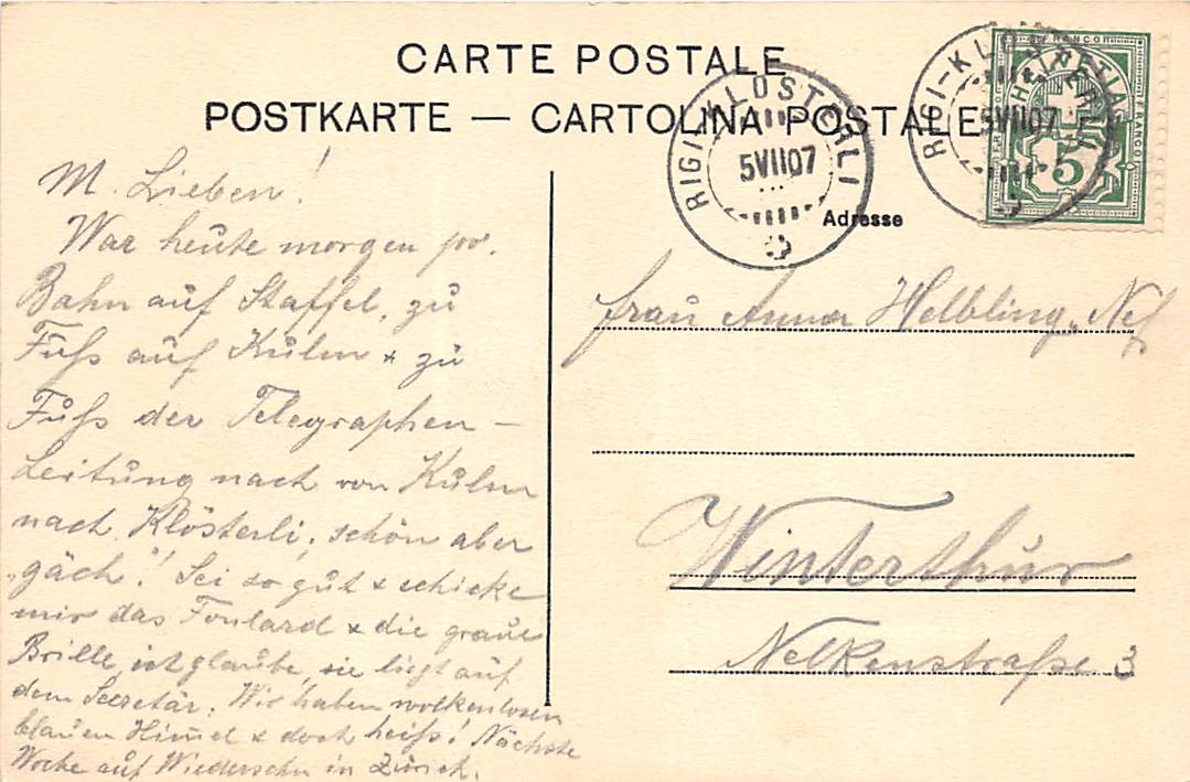 Rigi-Klösterli, Hotel Sonne